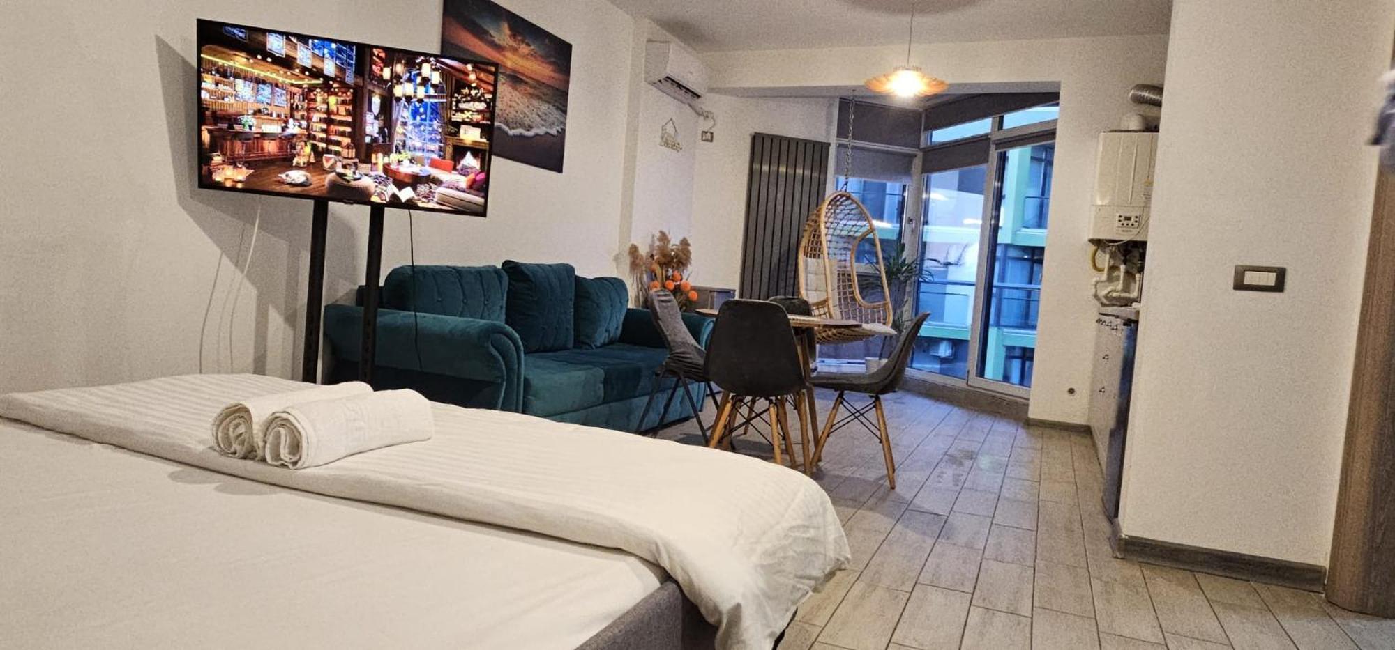 Luxury Suite Alezzi Beach Apartment Piscina Incalzita Sauna Jacuzzi Parking Năvodari Exterior foto